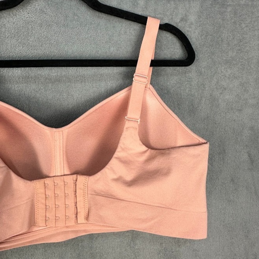 Truekind Comfort Bra Womens 2XL Pink Wireless Convertible Adjustable Straps - Picture 3 of 7
